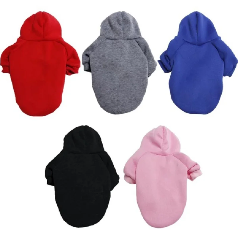 

Blank Pet Dog Sweater Clothes Winter Warm Solid Color Dog Hoodie Medium Large Dog Golden Retriever French Bulldog Big Dog Shirt