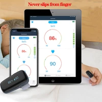 bluetooth wearable ring oximeter anti snoring oximetro de dedo sleep continuous monitoring audible alarm data record