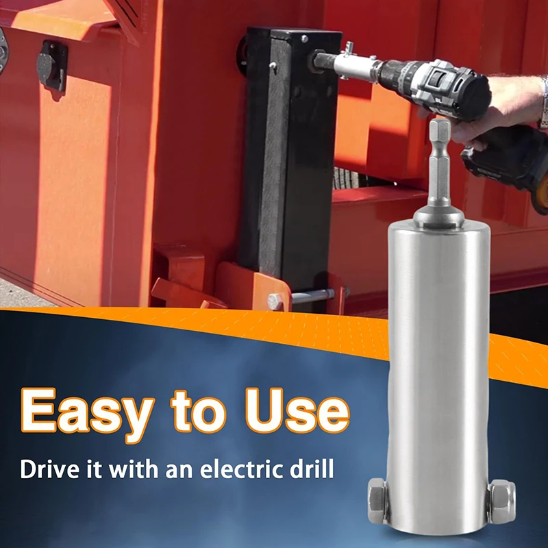 Ножничный домкрат из нержавеющей стали адаптер для шлицевой дрели насадка с