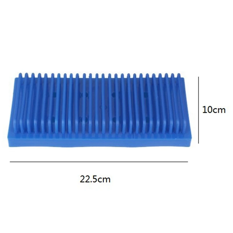 

2X Rectangle Type Slide Drain Rack Electrophoresis Gel Glass Plate Drying Holder School Education Laboratory Equipment