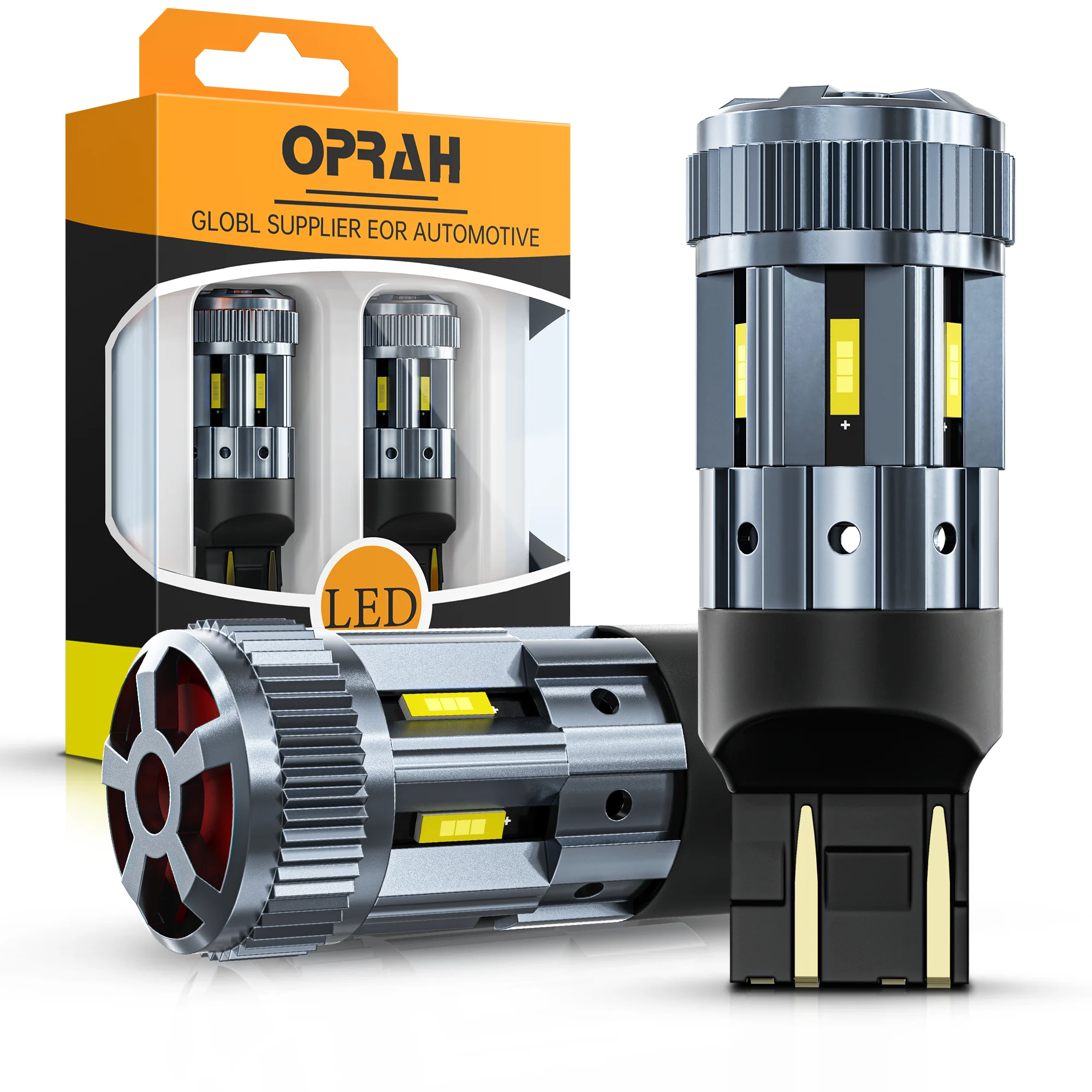 2x Canbus 1156 BA15S P21W 1157 BAY15D P21 5W 7443 W21/5W LED Bulbs No error Car Reverse Lights Turn Signal Brake With Fan |