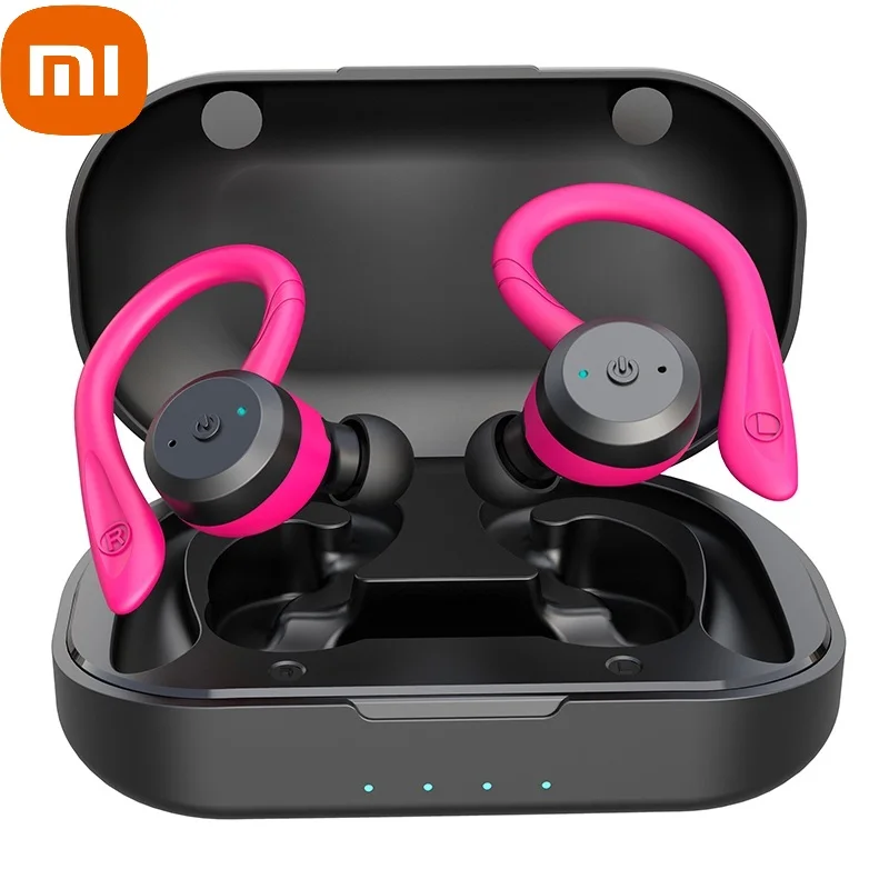 

xiaomi Sports Bluetooth Wireless Headphones with Mic Ear Hooks Bluetooth Earphones HiFi Stereo Music Earbuds for Phone