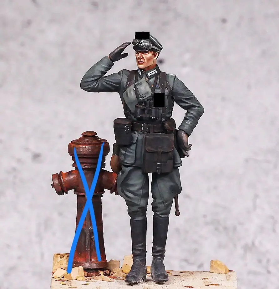 1/35 фигурка модели из смолы GK несобранный и Неокрашенный комплект