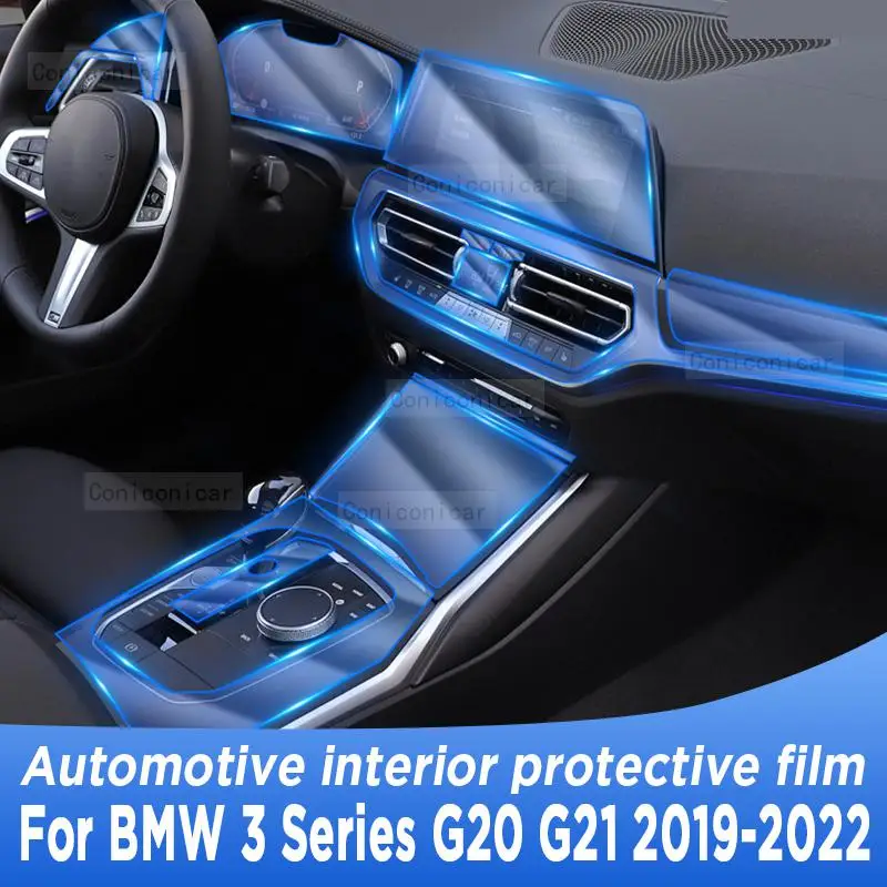 

Для BMW 3 серии G20 G21 2019-2022 панель редуктора навигации автомобильного интерьера защитная пленка ТПУ против царапин