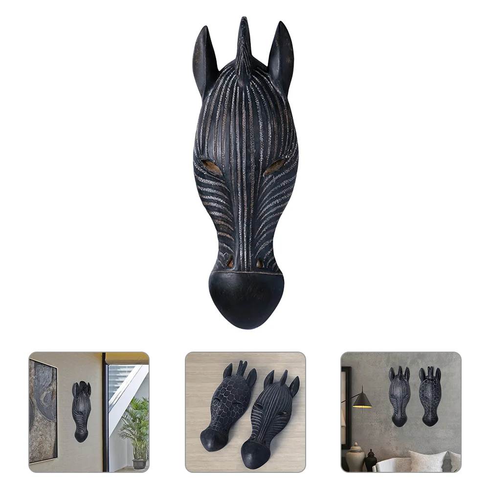 

Resin Animals Head Wall Decor Retro Home Hanging Decoration Wall Art Decor