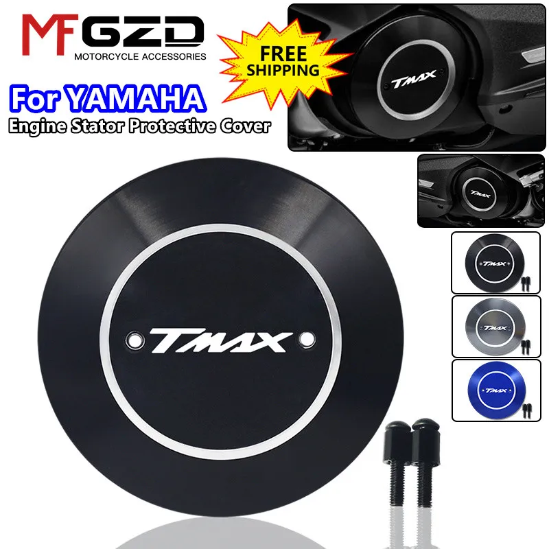 

2023 Tmax Motorcycle CNC Engine Stator Side Case Slider Protection Cover For Yamaha TMAX530 TMAX560 tmax530 560 2017-2023