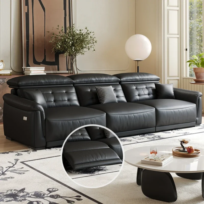 Электрические современные диваны для гостиной черный ленивый дизайнерский