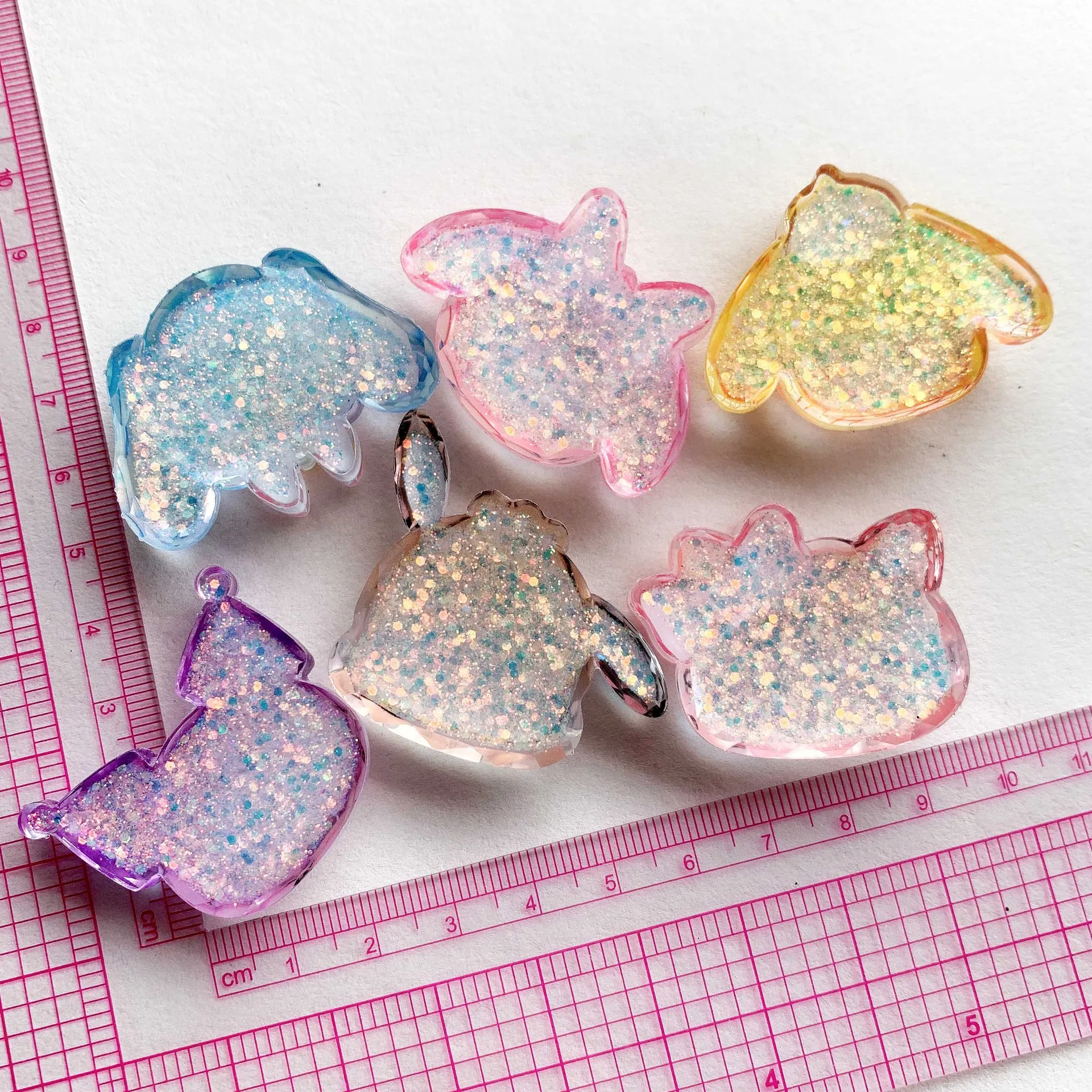 Большие блестки высокой прозрачности 2 шт. котенок фотообои