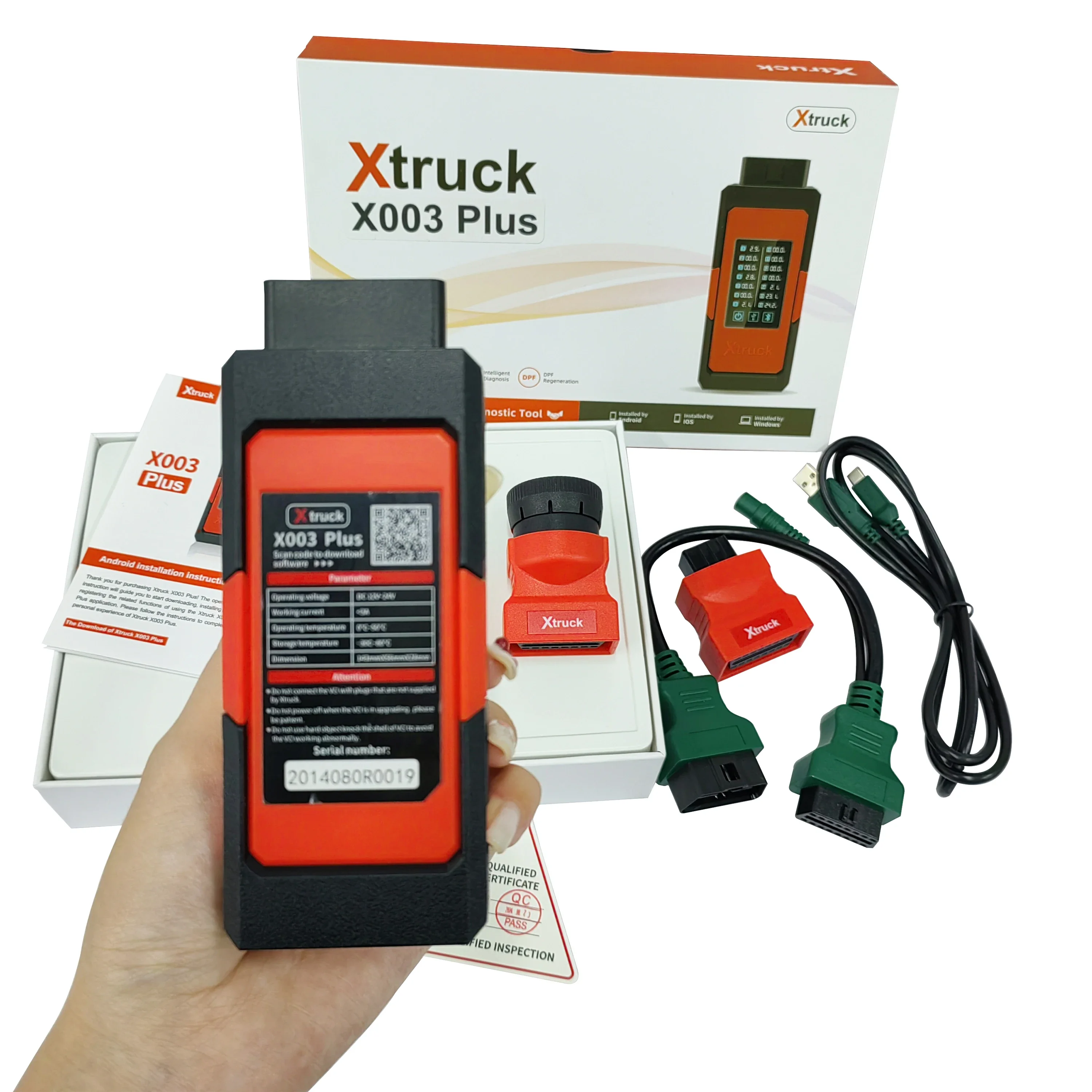 Многоязычный сверхмощный сканер грузовика беспроводное соединение Bl-uetooth чтение