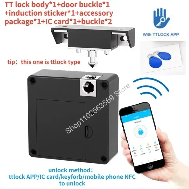 

Умный деревянный дверной замок TTlock