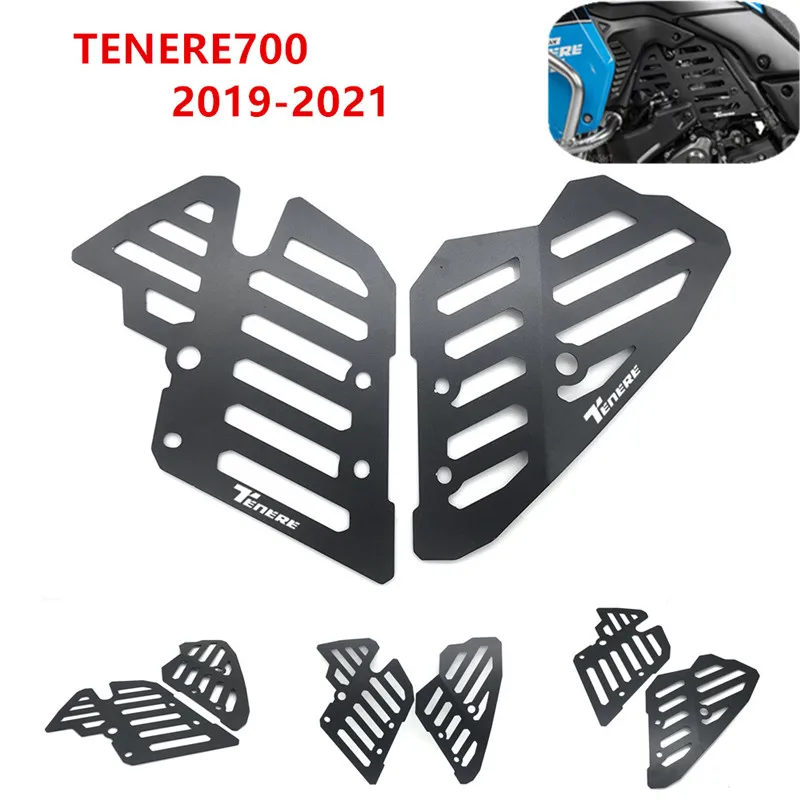 

T7 For Yamaha Tenere700 XTZ700 T7 XT700Z Engine Cover Guard Motor Protective Cover Throttle Cam Protector Crap Flap Tenere 700