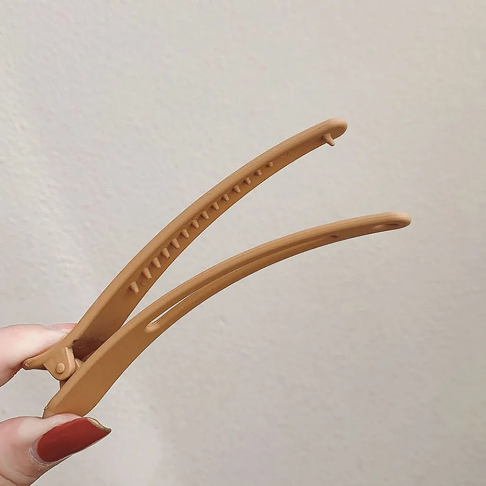 10 шт./компл. матовые пластиковые заколки для волос зажимы больших размеров 12 см