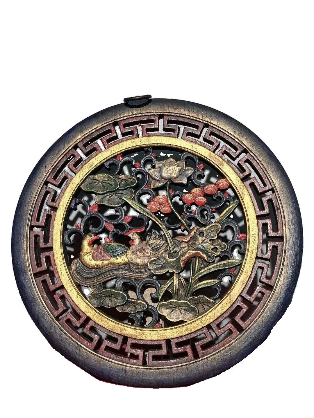 

Древняя камфора Моцарта, искусственная утка-МАНДАРИНКА, играющая в воде, подвесной экран, чистая ручная резьба, лакированная обработка