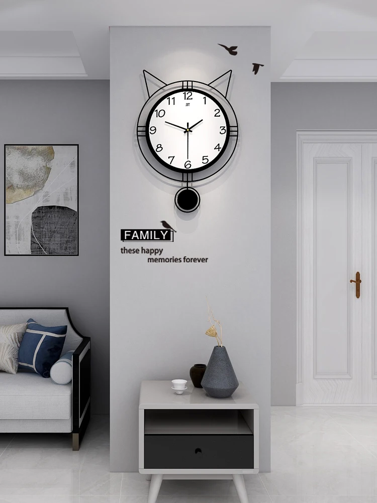 

Nordic Simple Wall Clock Modern Desig Creative Luxury Art Cute Silent Digital Wall Clock Living Room Reloj De Pared Home Decor