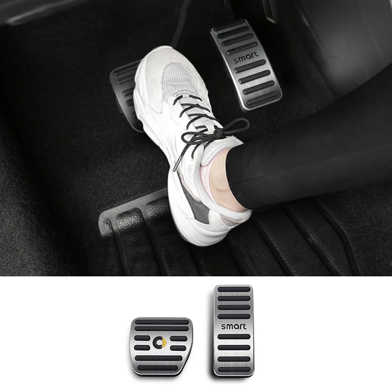 

Car Accelerator Pedal Modified Aluminum Alloy Brake Anti-Skid For Mercedes Smart 451 453 Fortwo ForFour Car Accessories Interior