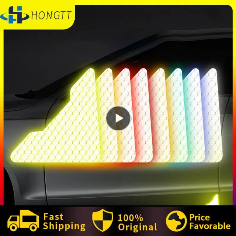 

Decorative Strip Waterproof 90 Degree Angle Anti Scratch Sticker High Visibility High Brightness Reflective Sticker Durable