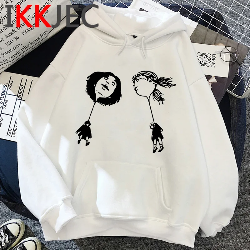 

Junji Ito hoodies male Oversized hip hop Korea harajuku men hoddies Ulzzang