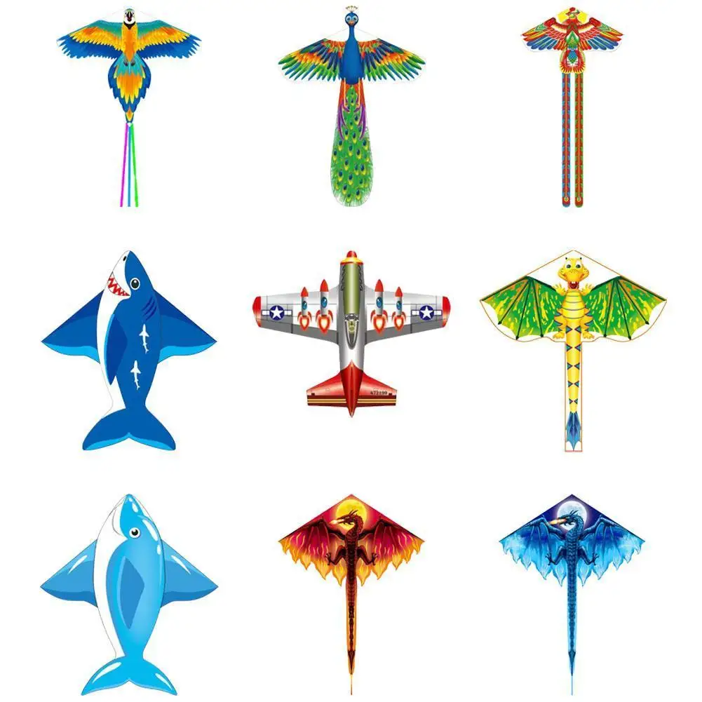 

Мультяшные Детские бионические змей в форме животных, Детские летающие змей без лески