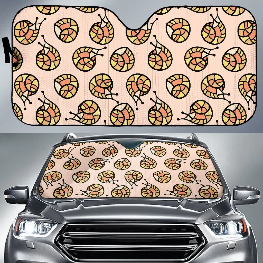 

Snail Print Pattern Auto Sun Shade Car Windshield Window Cover Sunshade