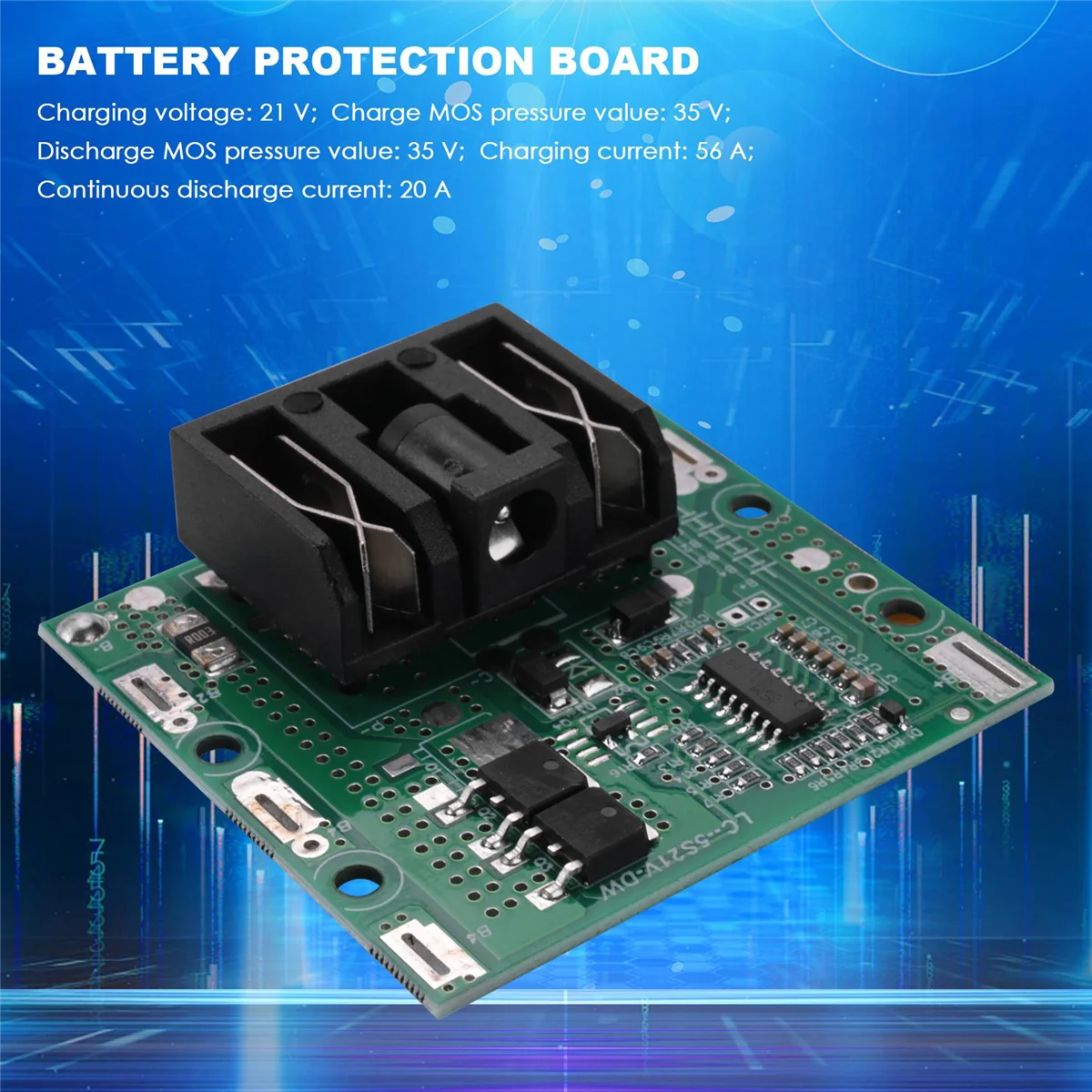 5S 18V 21V 20A литий-ионная литиевая батарея BMS 18650 аккумуляторная отвертка Shura зарядное