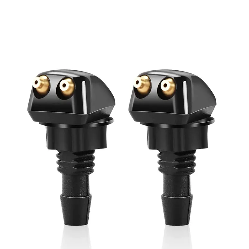 

Распылительная насадка для омывателя лобового стекла автомобиля подходит для большинства моделей автомобилей, насадка для омывателя лобового стекла с двумя отверстиями, насадка для распыления воды стеклоочистителя