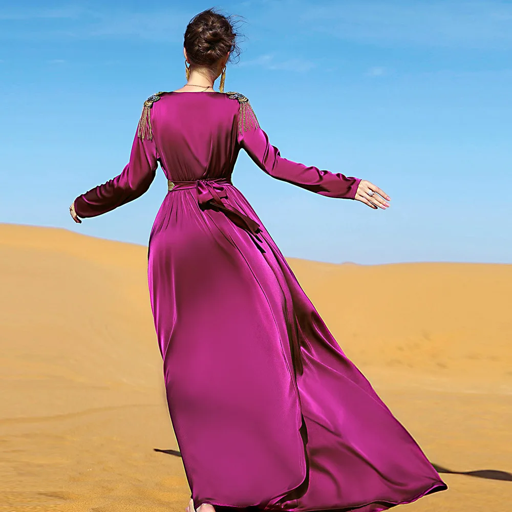 Abaya Dubai Evening Dresses For Women Muslim Hijab Dress Turkey Islam Clothing Caftan Marocain Robe Longue Djellaba Femme