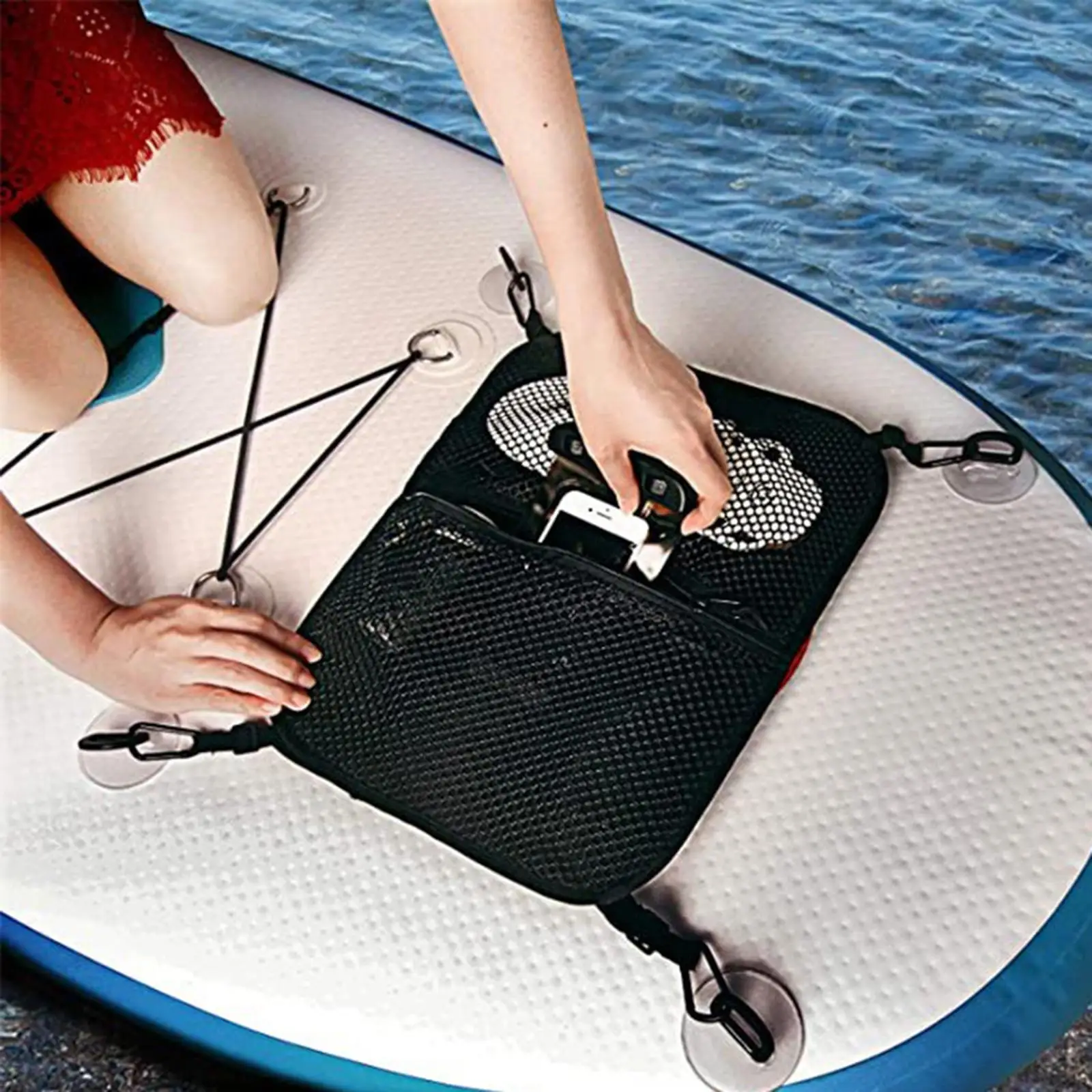 

Paddleboard Deck Bag Kayak Surfing Board Deck Bag Pouch Waterproof