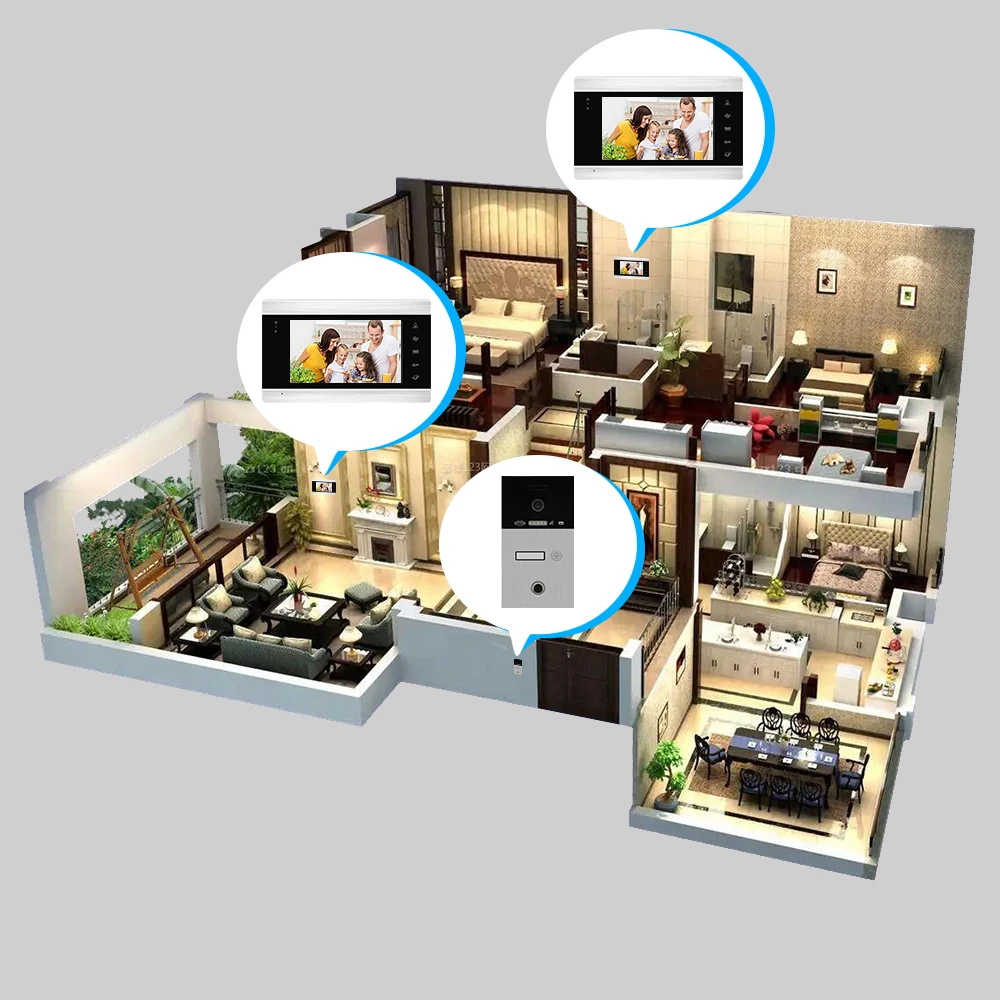 Скидка Видеодомофон Joytimer с Wi-Fi, система доступа без ключа и Rfid, с удаленной разблокировкой, с помощью приложения Tuya