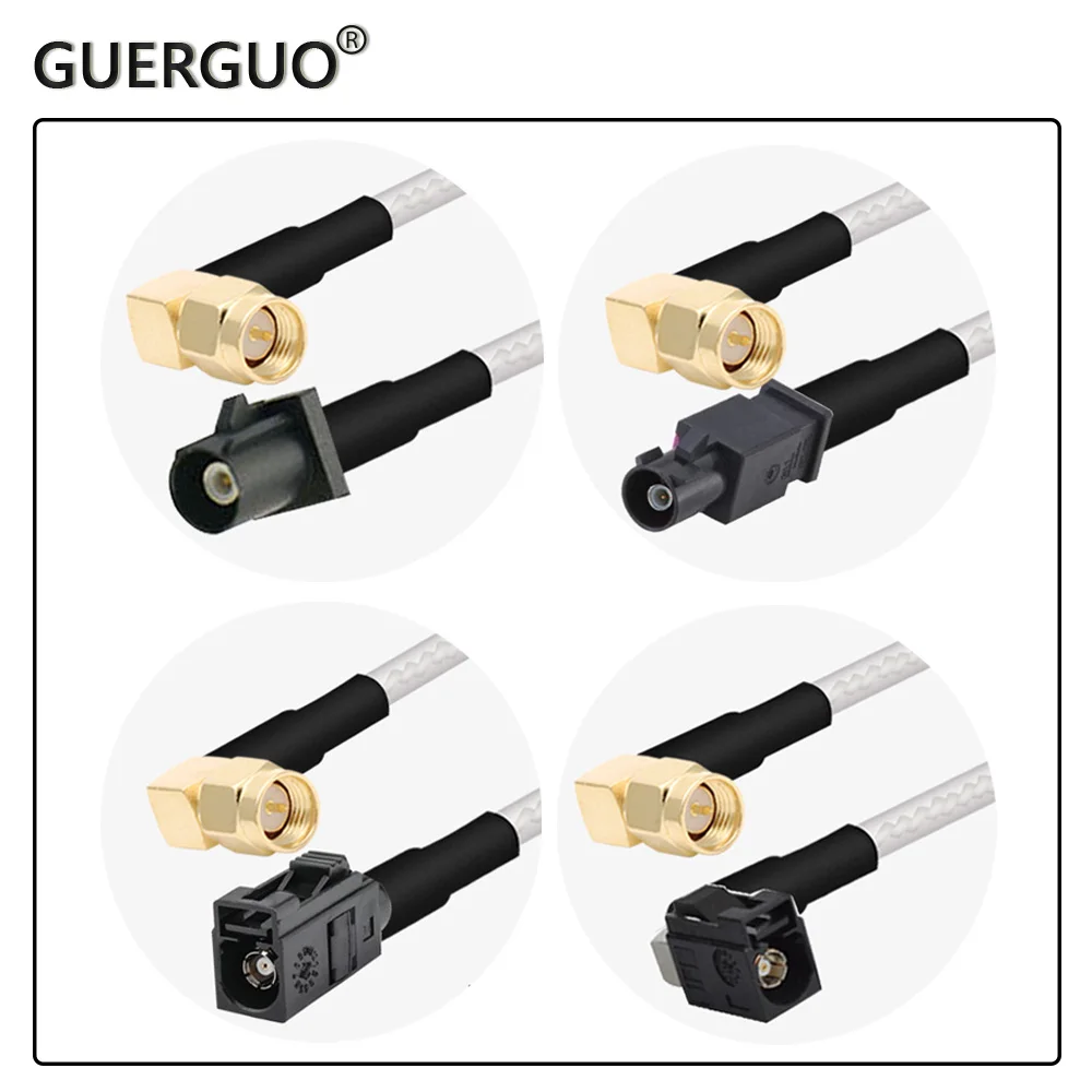 

Удлинитель Fakra С Длинным штекером на SMA, 90 °, 1 шт.