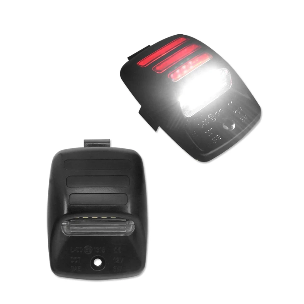 2 шт. светодиодные лампы для подсветки автомобильного номерного знака в сборе