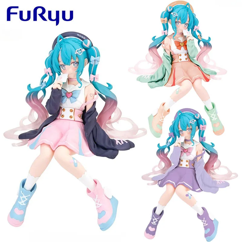 

FuRyu Original VOCALOID Noodles Stopper Figure Hatsune Miku Anime Figure MIKU Action Figure Toys for Kids Chidren Birthday Gifts