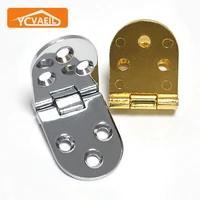 12pcs folding hinges gold silver furniture fittings zinc alloy thicken home table kitchen cabinet door hinge hardware