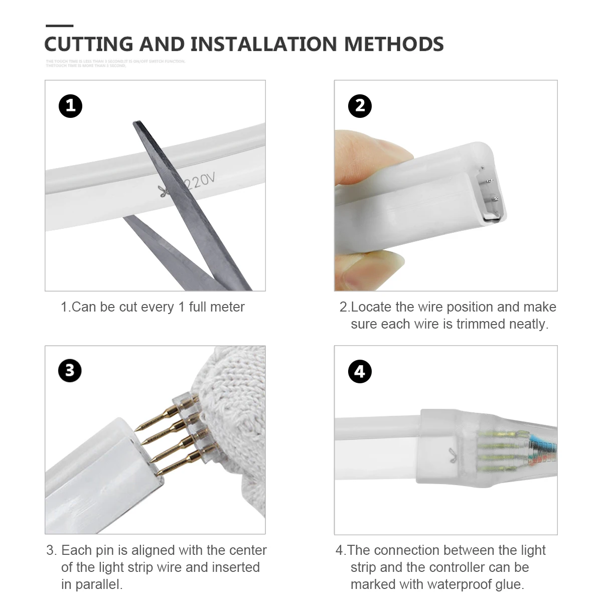 Светодиодная лента с поддержкой Wi-Fi 220 В переменного тока |