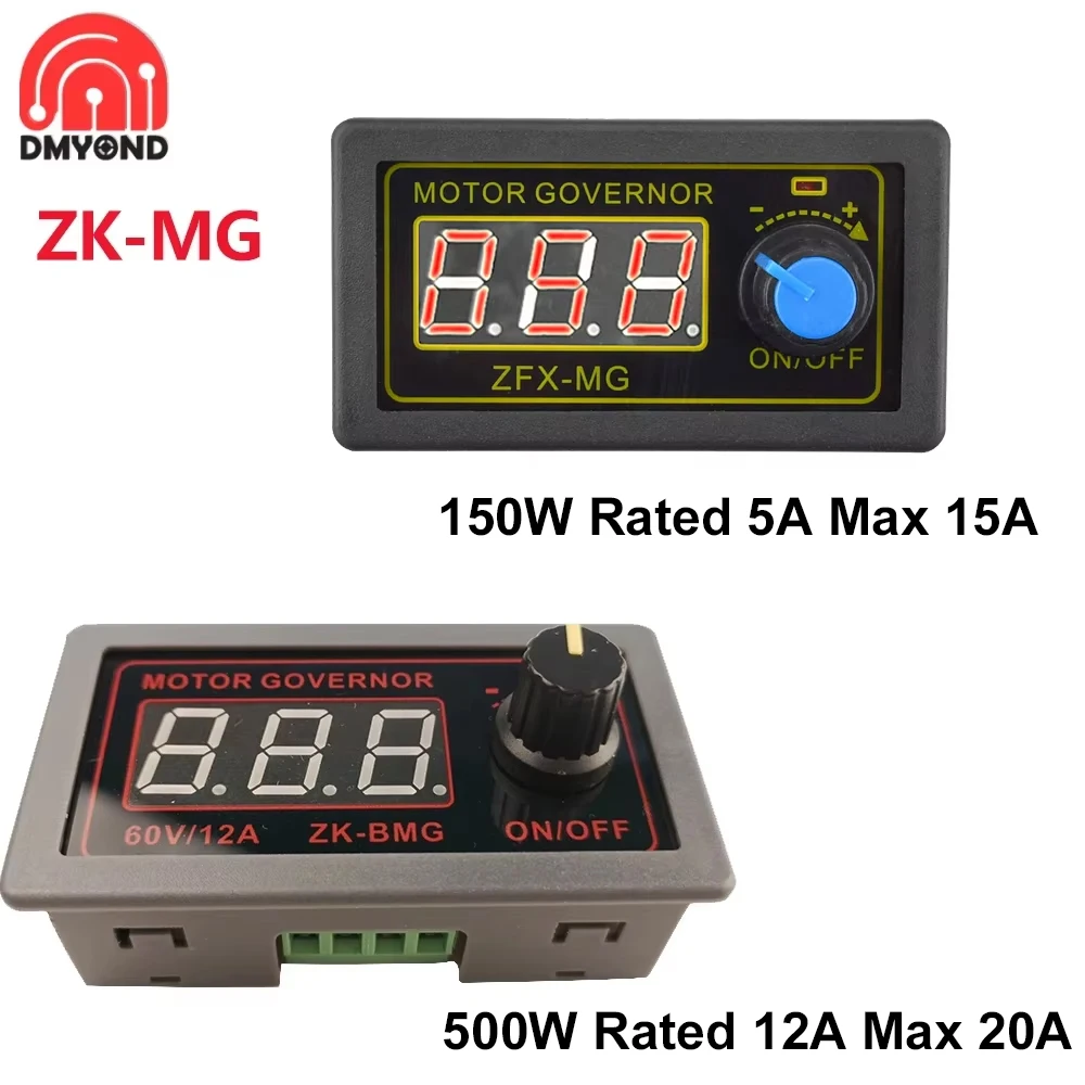 

ШИМ-регулятор двигателя ZFX-MG DC5-30V/9-60V 5A/12A