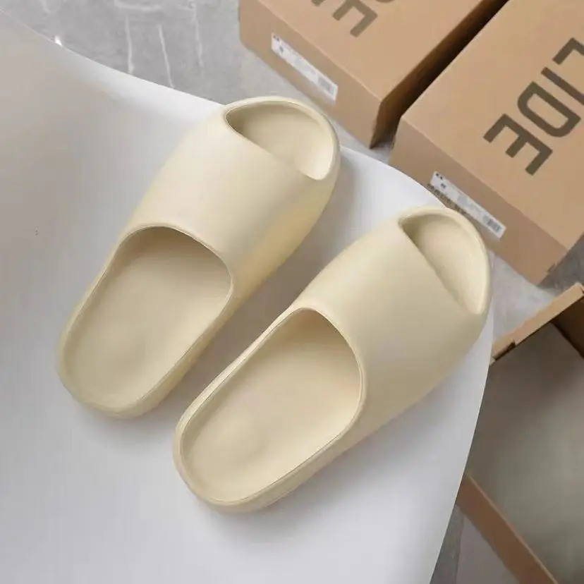 

Couple Home Soft Slippers Thick Sole Non-slip EVA Indoor Shoes Flat Slides Men Women Beach Outdoor Light Flip Flops Plus Size