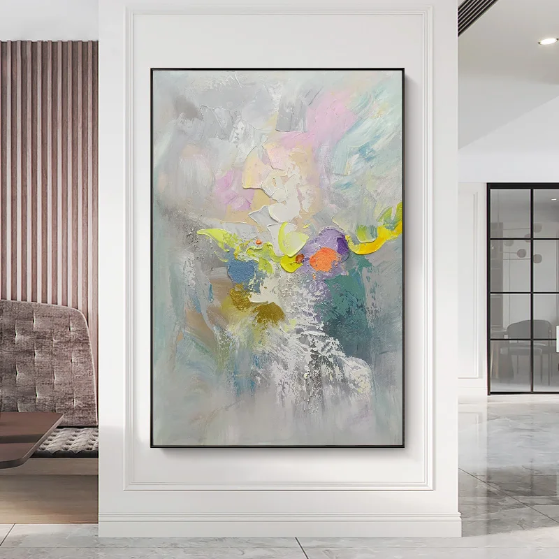 

Paintings Wall Decor No Frame Living Room Pure Hand Drawn Oil Painting On Canvas Beautiful Colorful Landscape Art Picture Hotel