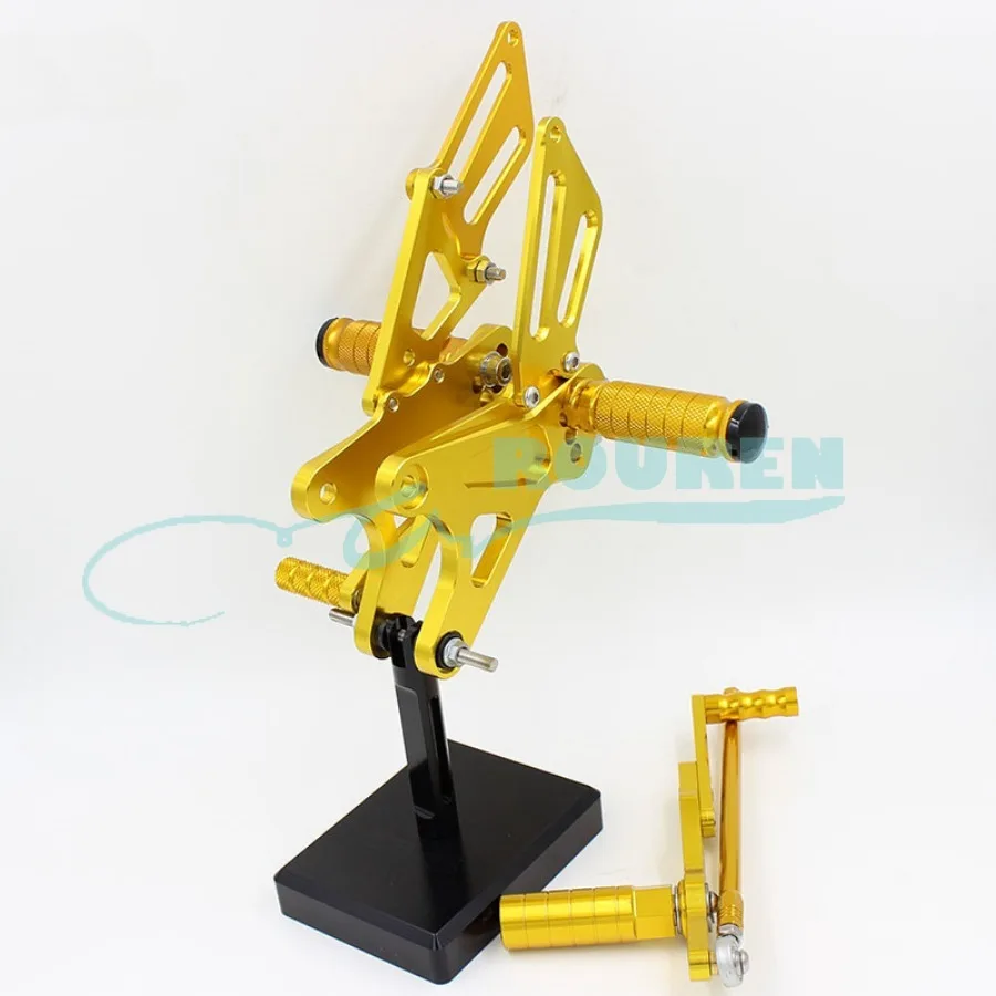 

CNC Rear Set Stand Footpegs Motorcycle Rearset Footrest Foot Pedal Pegs for Yamaha YZF R1 2009-2014 Shift Lever Bracket Modified