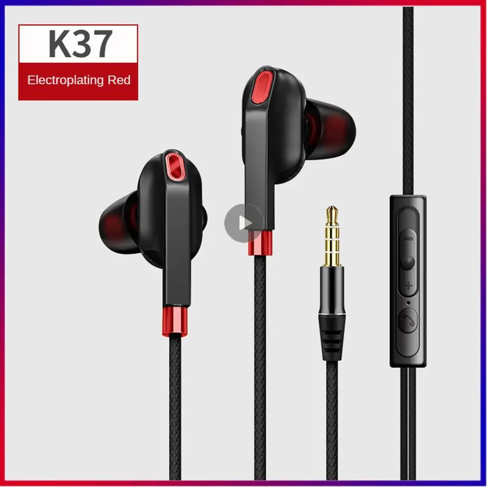 

Wired Earphones Stereo Music Deep Bass Earbuds Headset Sports Headset In-line Control With Mic TUNE Headphones For samung huawei
