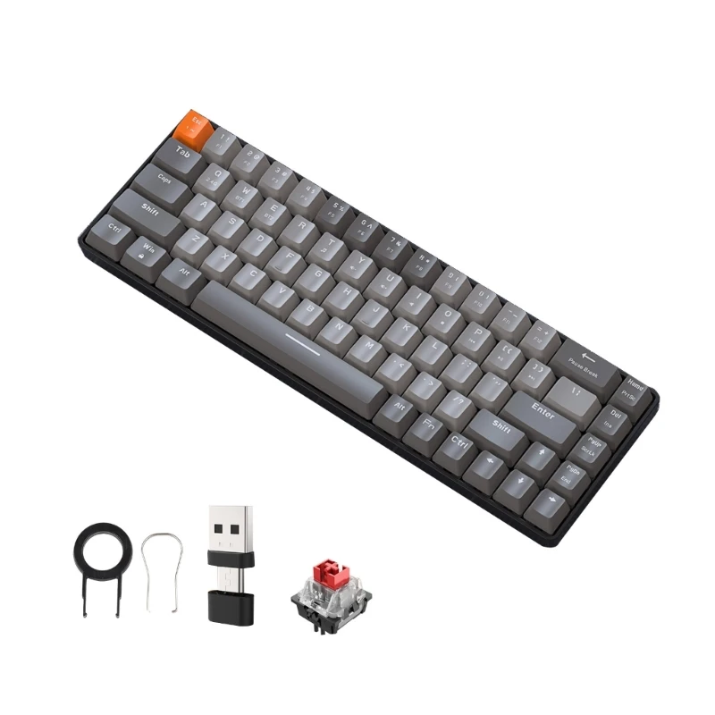 

K68 Keyboard Gaming Mechanical Keyboard 2.4G Wireless Keypad Bluetooth-compatible USB+Type-C Keyboards Gamer Keyboard