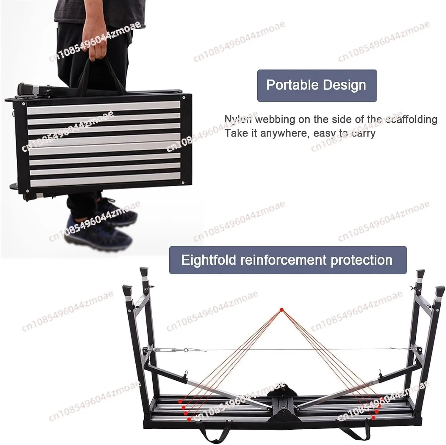 Складная Рабочая платформа с регулируемой высотой стальная башня