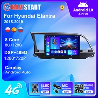 android 10 for hyundai elantra 2015 2016 2017 2018 2019 car radio 4g wifi multimedia video navigation gps 2 din no dvd player