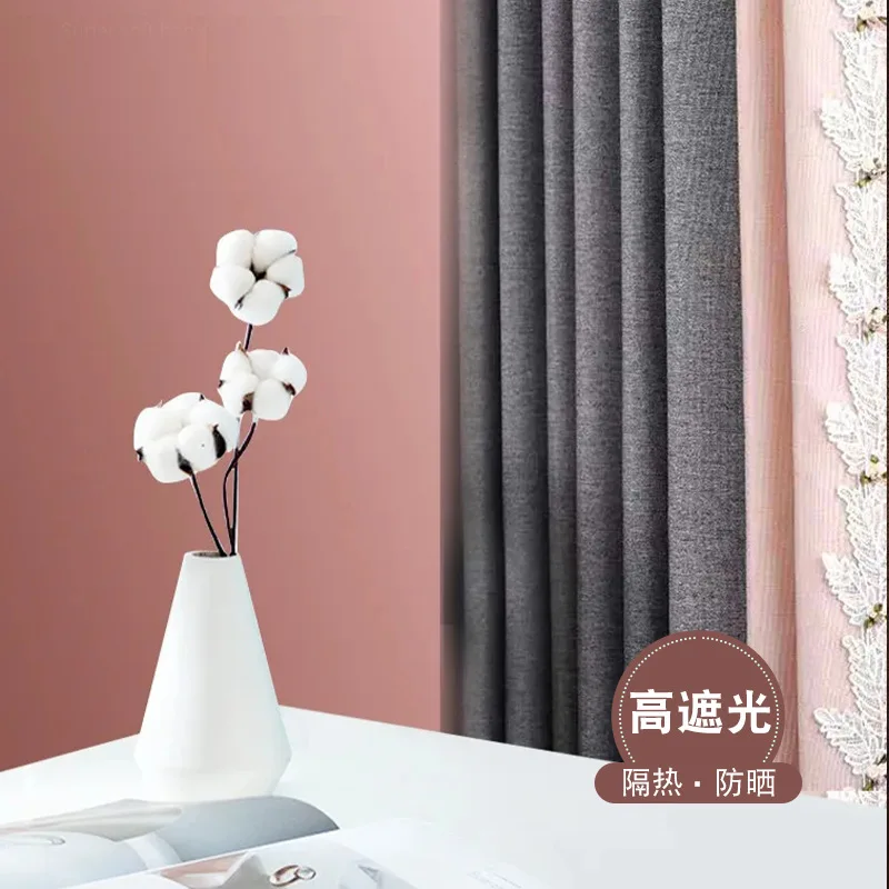 

21199-STB- Dark Green Blackout Velvet Luxury Curtains for Living Room Bedroom Window Drapes Panel Decoration