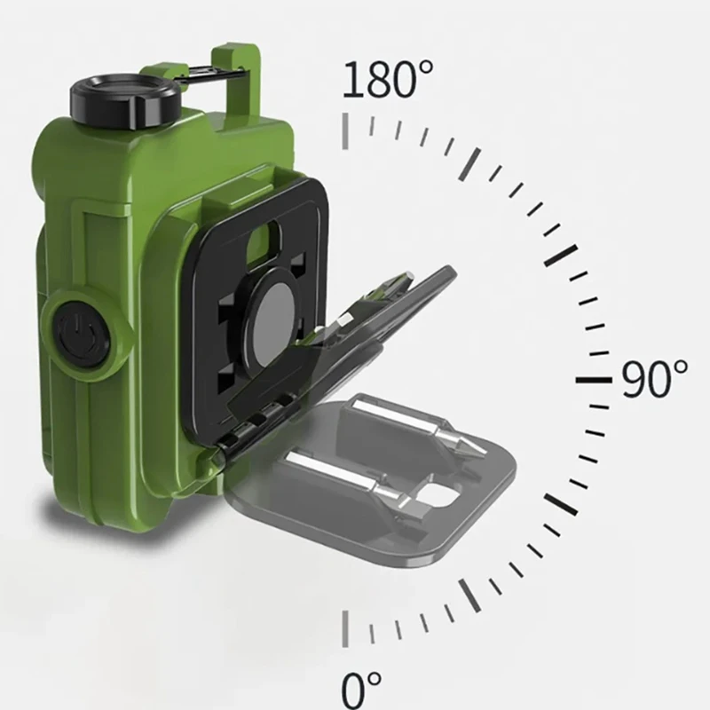 Фонарик Портативный мини-брелок USB Перезаряжаемый светодиодный фонарик брелок