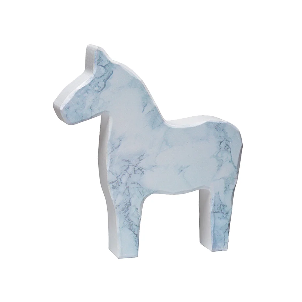 

Horse Wooden Table Craft Crafts Decoration Figurine Statues Ornaments Desktop Ornament Adornment Home Style Nordic Furnishing