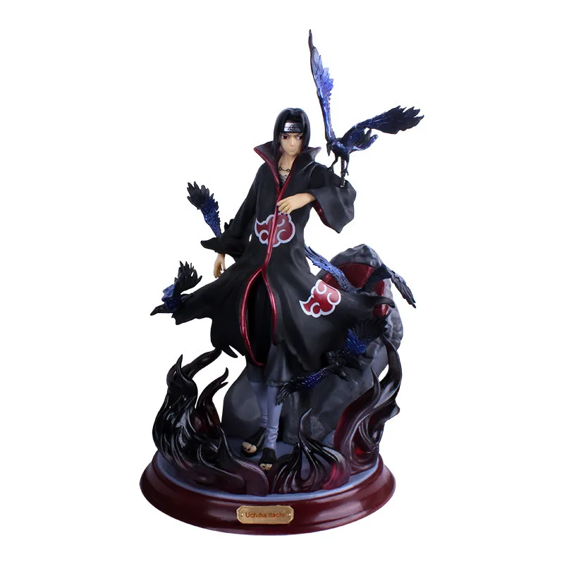 

27CM Naruto Shippuden Xiao organization Uchiha Palace Itachi God hand-made model gk decoration toys Naruto gift