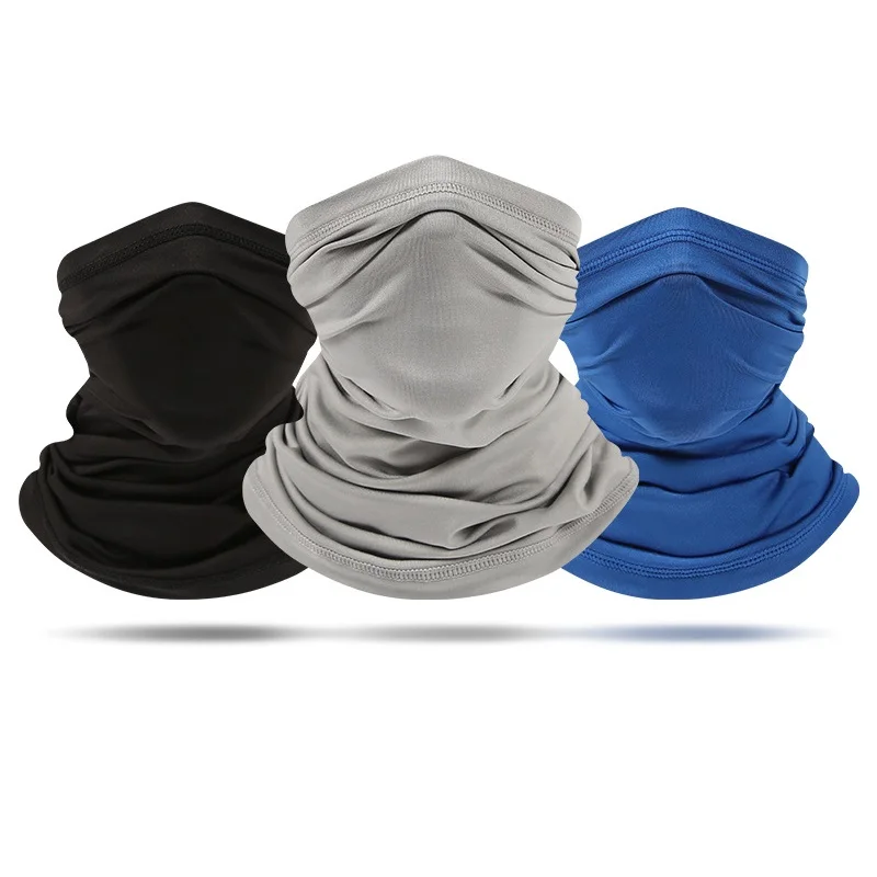 

Outdoor Ice Silk Bandana Men Women Sunscreen Digital Print Motorcycle Windproof Face Neck Headscarf Cycling Bandana Hombre