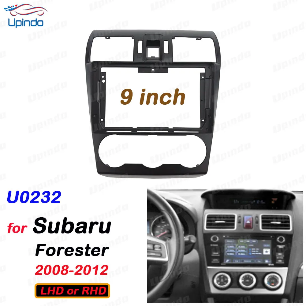 

Автомобильный радиоприемник 2 Din, 9 дюймов, Android, установка аудио, GPS, пластиковая панель Fascia, рамка для Subaru Forester 2008-2012, комплект крепления для приборной панели