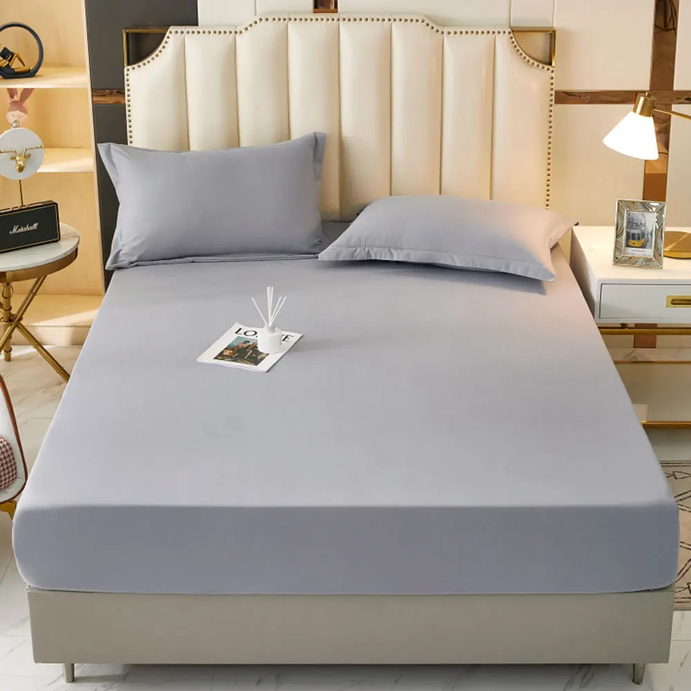 

Простые эластичные Наматрасники Svetanya с резиновой лентой, двойные наволочки размера Queen