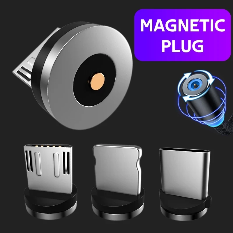 magnetic tips universal for round magnetic cable micro usb type c magnet replacement parts mobile phone dust plug adapter free global shipping