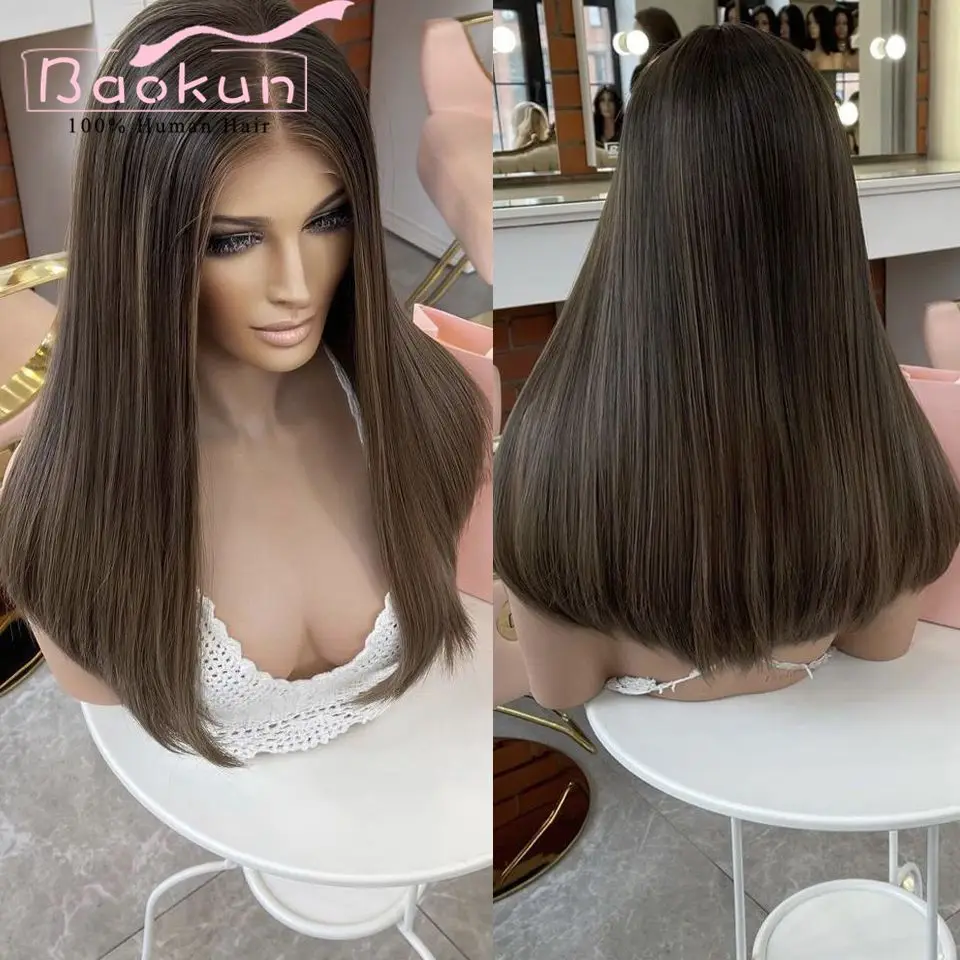 Парик из натуральных волос 13 х6 дюймов х4